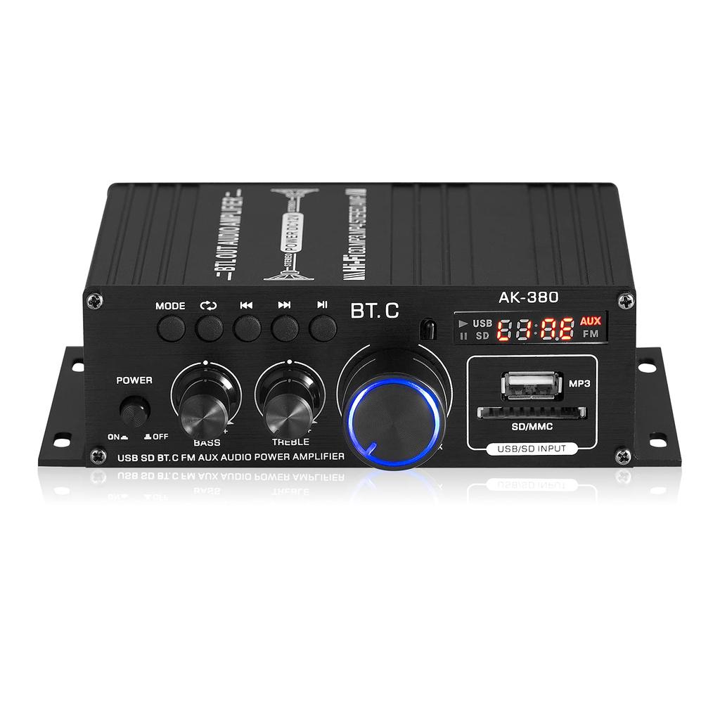 Mini Bluetooth Digital Amplifier Stereo Audio Amplifier USB Music Player 5.0 Home/Car