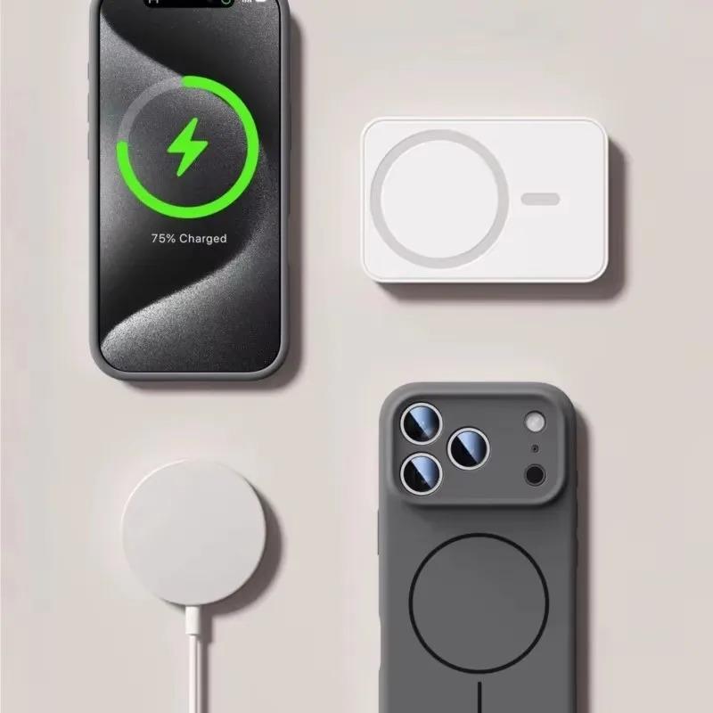 Magnetische Original-Flüssigsilikonhülle für iPhone 17 Pro Air 17 Pro Max Für Magsafe-Hüllen Für iPhone 17 Air Handy-Rückseite