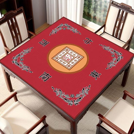 Mahjong Table Mat Poker Domino Mahjong Tile Card Board Game Anti-slip