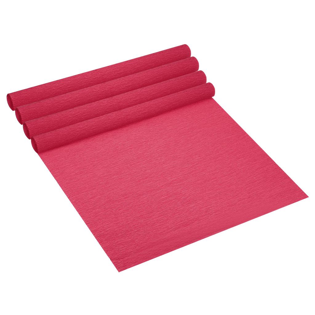 4 Rollen 250x50cm Krepppapier Girlanden Weiches Papier Girlande Blatt DIY Basteln Blumenherstellung Verpackung Party Geburtstag Hochzeit Deko