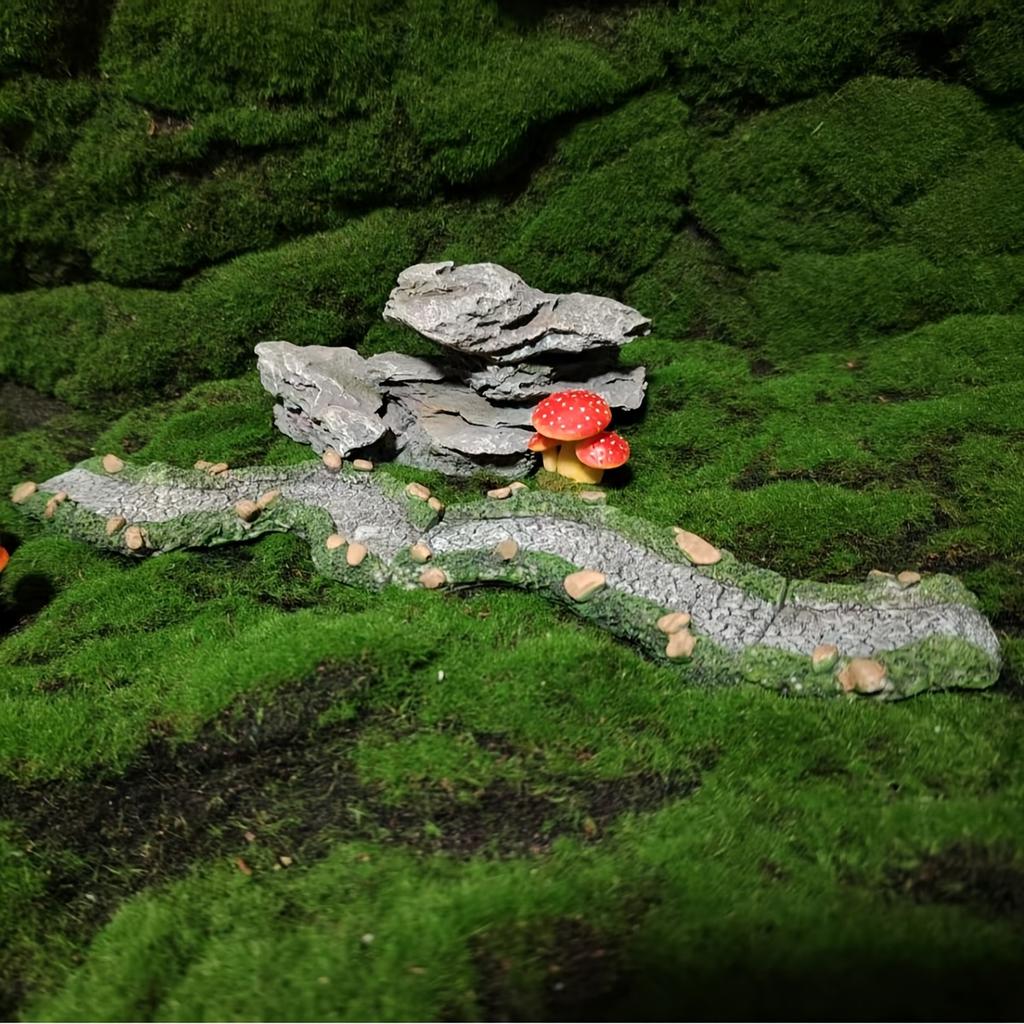 Wege aus Kunststein, Pfade für Feengärten, Dekorationen aus Kunstharz, Mikrolandschaften, Miniatur-Landschaftsgestaltung für Blumentöpfe, DIY