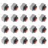 20pcs Touch-sensitive Mouse Button Switches 2-pin Mouse Microswitch Mute Tactile Switch For Home Appliances Digital Products