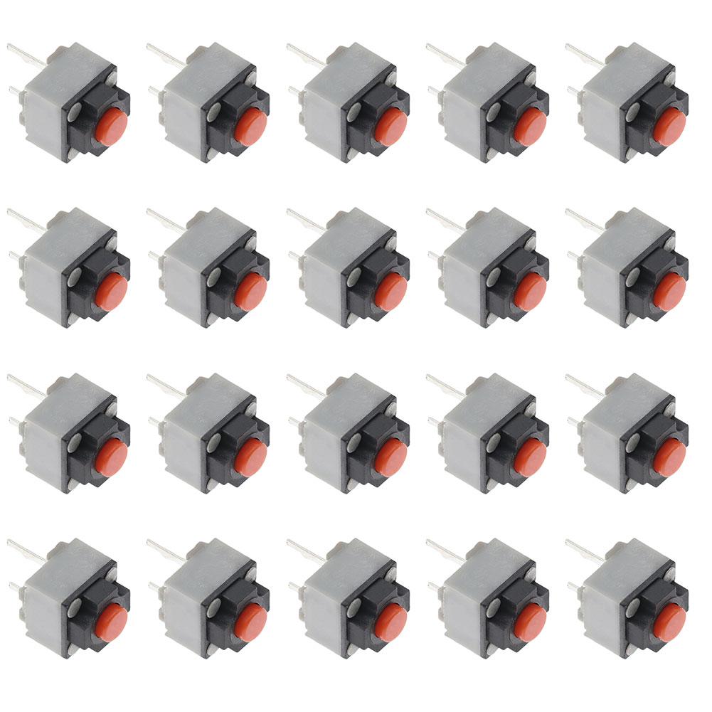 20pcs Touch-sensitive Mouse Button Switches 2-pin Mouse Microswitch Mute Tactile Switch For Home Appliances Digital Products