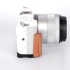 High Precise Aluminum Base Wooden Handle For R50V Cameras Hand Grip Improved Ergonomics And Durability 1/4inch Screw