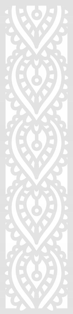A1 Pendant, openwork decoration, black, 21x90
