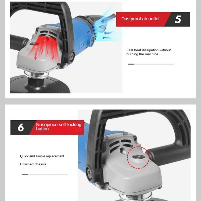 Dongcheng Polishing Machine S1P-FF04-180 Speed Regulation Polishing Car Waxing Machine Polishing and Polishing Dongcheng Power Tools