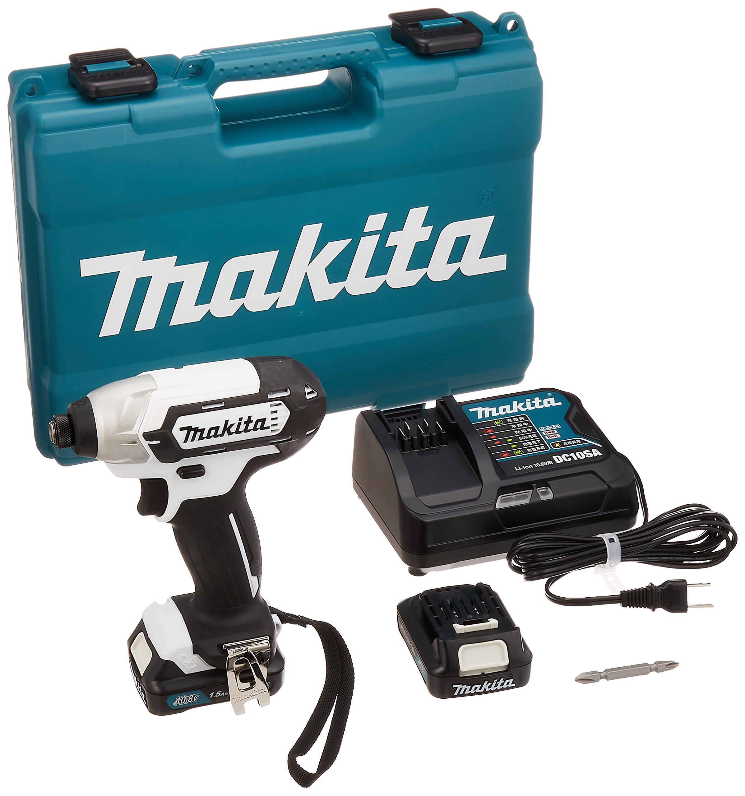 

Makita TD110 White Impact 110Nm and Charger TD110DSHXW (10.8V) Driver, Torque, 1.5Ah Battery, Included, белый