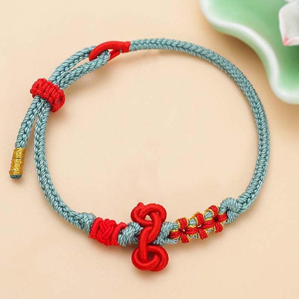 Personality Exam Success Woven Bracelet Fortunate Ornaments Chinese Knot Bangle Party