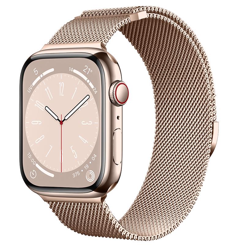 Milanese Magnetic Steel Strap for Apple Watch Ultra/iWatch 10