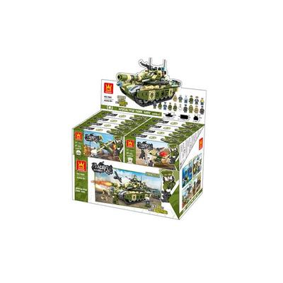Boamitoy LEGO Compatible Block Military Tank 7660 Set, Mixed Color
