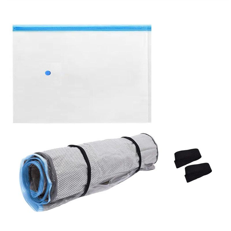 ABBY-Foam Mattress Vacuum Bag With Zipper Mattress Storage Bag Straps Included Mattress Storage Compression Bags For Moving