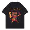 Du beruhigst dich oder ich beruhige dich Lustiges Cinco De Mayo Mexikanische Oma Grafik T-Shirts Unisex Damenbekleidung Y2k Modetrend T-Shirts