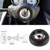 Terisass Steering Wheel Short Hub Adapter Black Quick Release Boss Kit SRK-160H Fits Mazda Miata RX-7