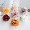 50/100pcs Artificial Flowers Head Home Room Garden Festival Decora Wedding Garden Diy Gifts Candy Box Bridal Bouquet Accessories
