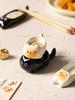 Ceramic Cat Dishes Dipping Plate Kitty Shaped Mini Sauce Dish Side Small Bowl Home Diningware Kitchen Table Decorative Cat Bowl