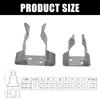 Premium Rust Proof Marine Grade Stainless Steel Paddle Mount Support For Boats Kayaks And Canoes Corrosion Resistant