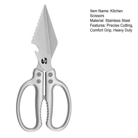 Kuchyňské nůžky Heavy Duty Kuchyňské nůžky Nerezové nůžky na maso Multifunkční řezné nástroje na drůbež, ryby, maso, kosti