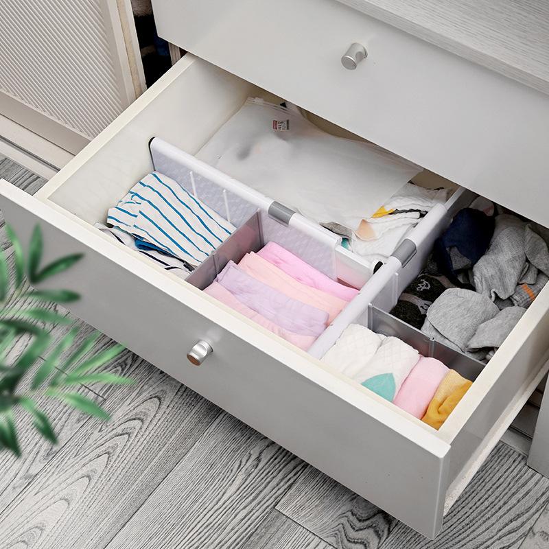 Drawer Dividers Organizer Retractable Adjustable Storage Drawer Partition Holder Clapboard Kitchen Organizer Household