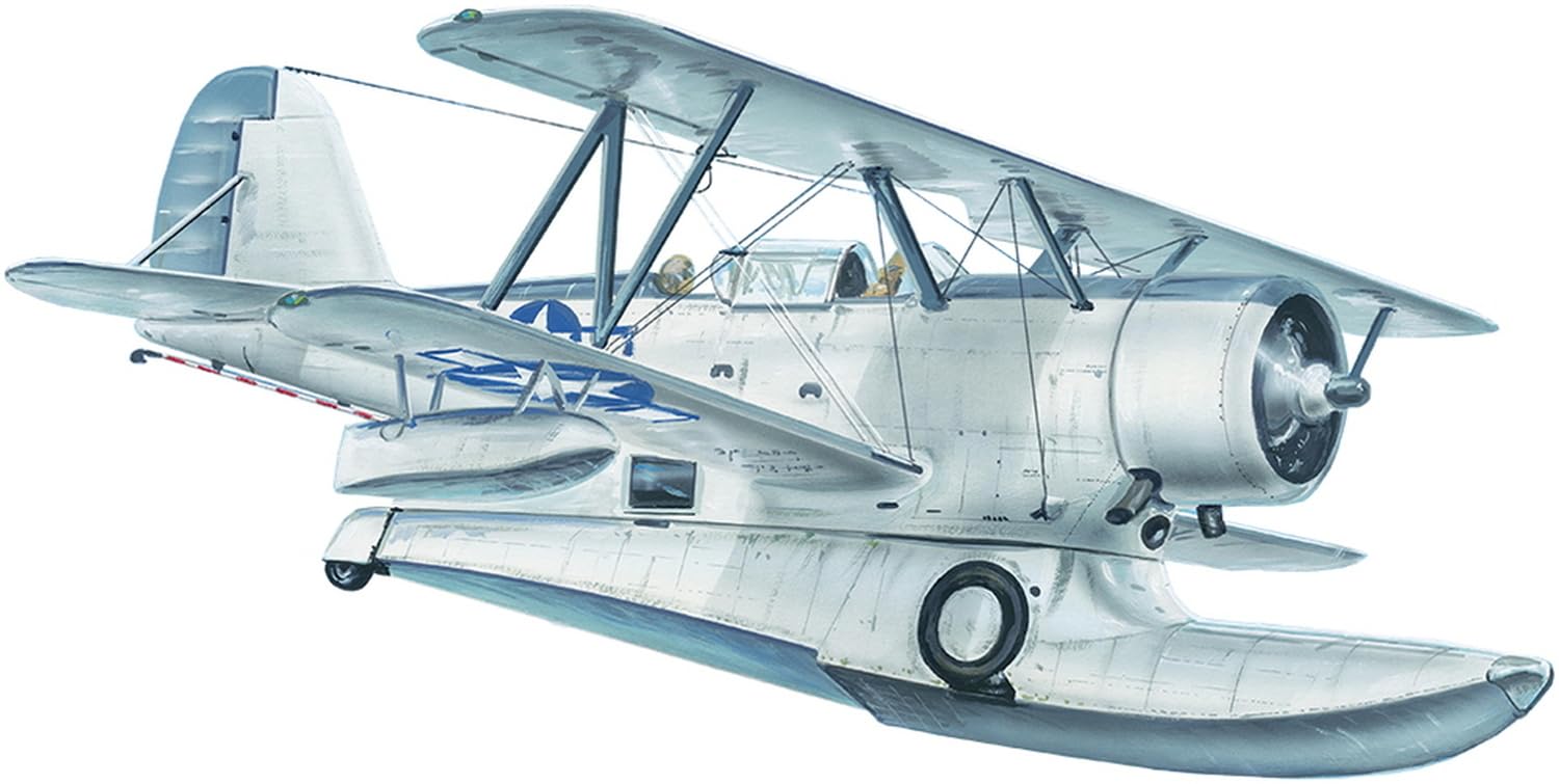 

VALOM 1/72 Scale American Grumman J2F-5 Duck Amphibious Aircraft Power-Up Coast Guard Plastic Model Kit CV72163