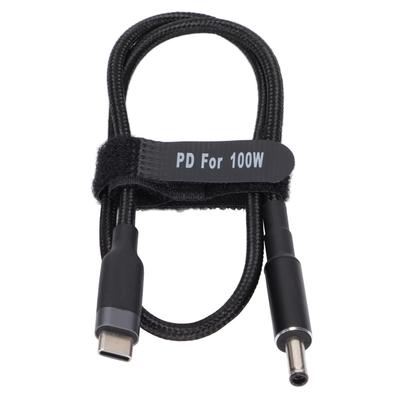 Laptop-Netzkabel 100W PD Schnellladung USB C auf DC-Stecker Stabiles Verschleißfestes Laptop-Netzteilkabel