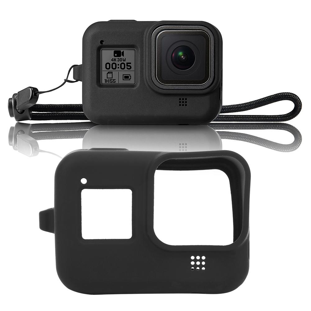 Silicon Cover Casing Protection Extension Frame Set Accessory for Gopro8 Action Camera