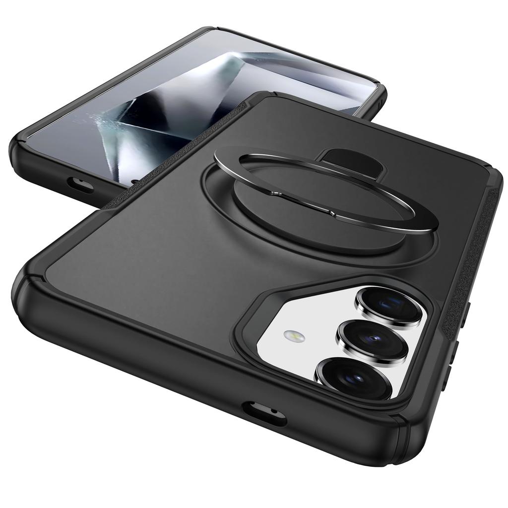 For Samsung Galaxy S25+/S24+ Case with Magnetic Kickstand TPU + PC Anti Drop Phone Cover
