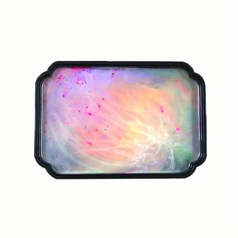 Aufbewahrungstablett-Silikonform, achteckige Form, Quincunx-Tablett, Schale, Gel-Epoxidharz-Formen für Blumentopf-Basis, Basteln, DIY-Gipsformen