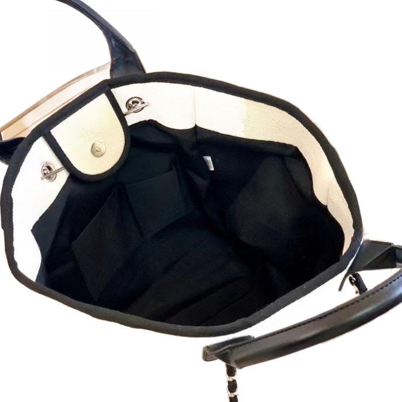 2025 Fashionable Candy Color Large Capacity Embroidered Linen Canvas Beach Tote