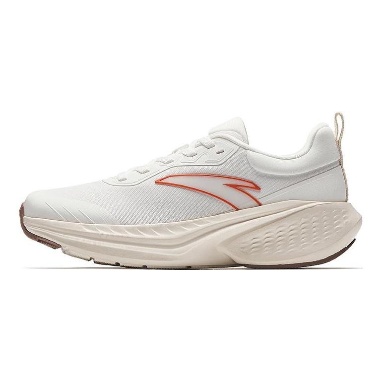 Anta Cloudway Simple Comfortable Shock Absorption Non-Slip Waterproof Low-Top Casual Running Shoes Women sneaker Paper-White 122545519-5