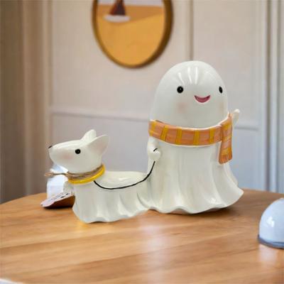 Cartoons Halloween Decorations Ornaments Resin Specter Black Cat Halloween Specter Ornaments Festival Decorations Atmosphere