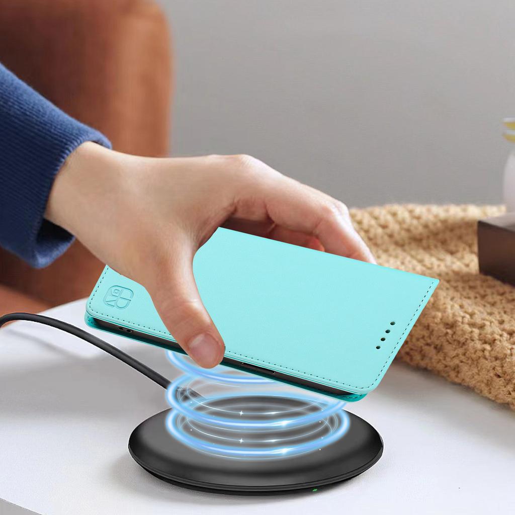 Suitable for Samsung S25/24 phone case, RFID anti-theft, card slot, strong magnetic attraction, flip cover leather case