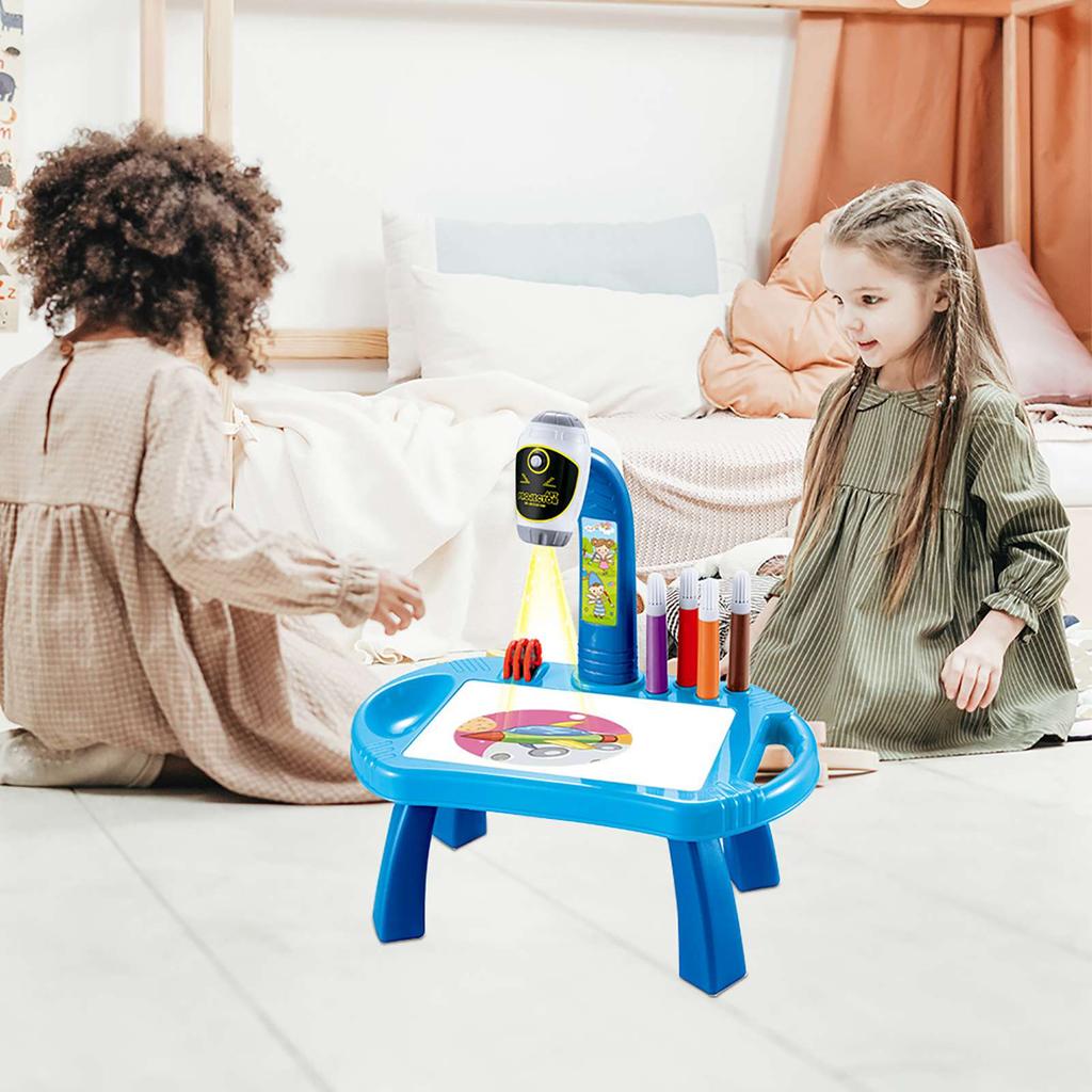 Children Learning Desk Trace and Draw Projector Art Drawing Board Projection Tracing Painting Table Toy Early