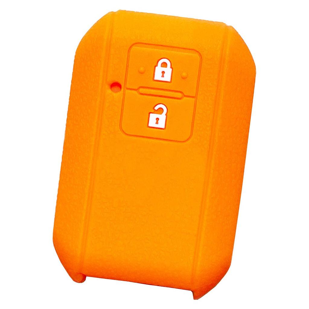 [IKT] Smart Key Silicone Cover for Suzuki Cars, 2 Buttons Orange/Wagon R/Wagon R Stingray/New
