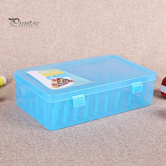 42 Axis Sewing Threads Box Transparent Needle Wire Storage Organizer Containers
