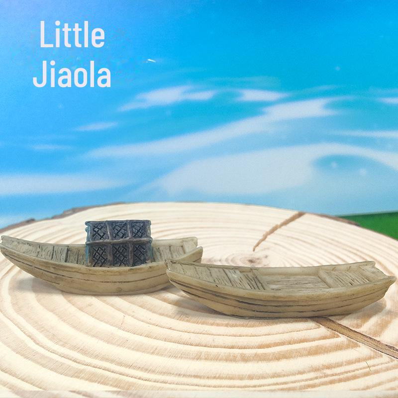 Micro Landscape DIY Miniature Wupeng Fishing Boat Ornament