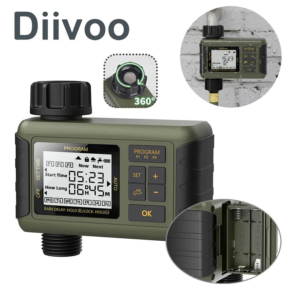 

Diivoo уличный спринклерный таймер с системой полива сада, программируемый автоматический таймер полива теплицы
