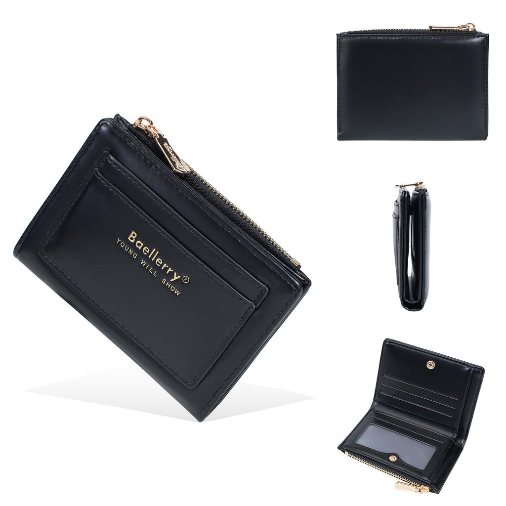 Womens Pu Wallet With Multi Card Slots And Zipper For Daily Use