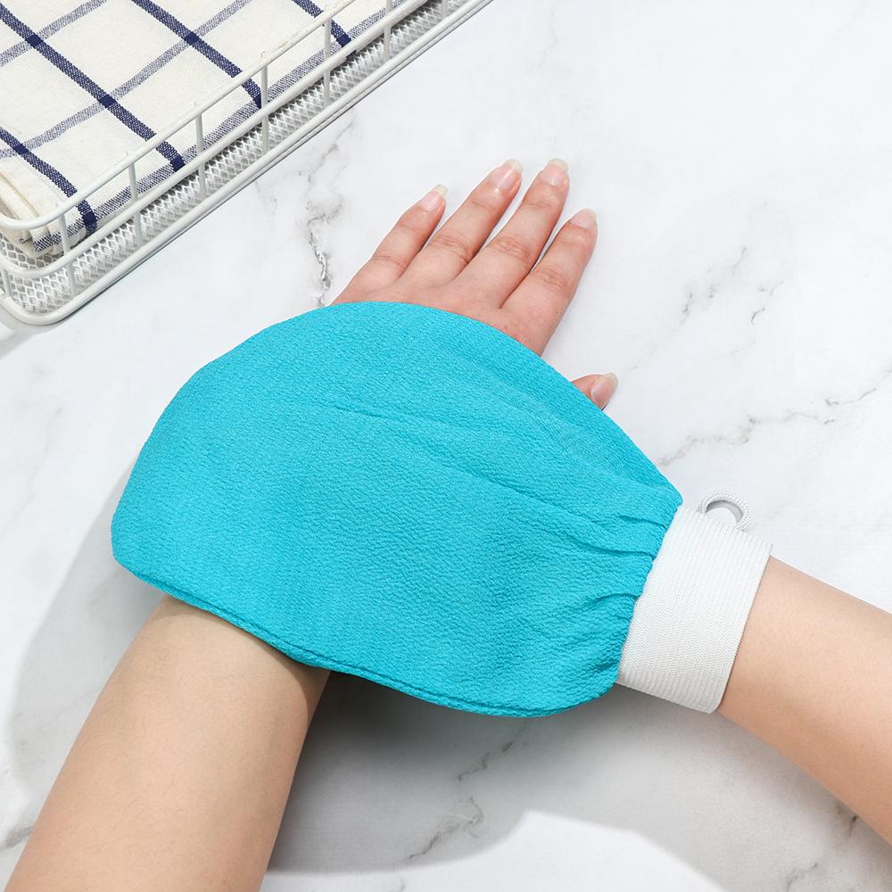 Smooth Skin Cleaner Massage Bath Glove Body Rub Exfoliating Towel Shower Scrubber