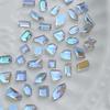 100Pcs Mixed Glass Crystal Hybrid Diamond Rhinestones Nail Art Decorations