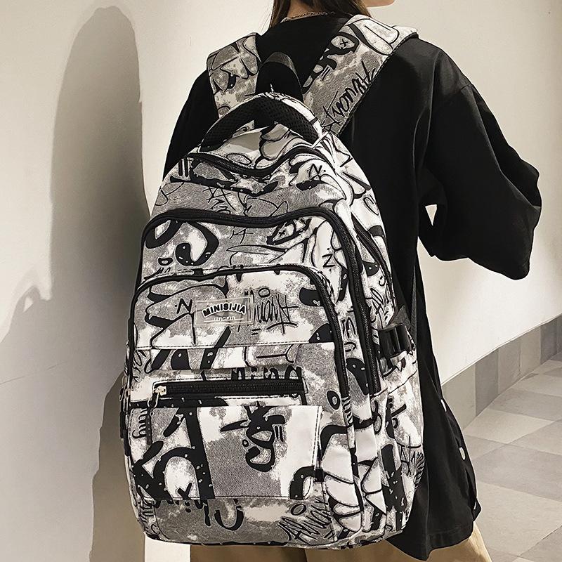 Schultaschen Kinder Grundschule Mädchen Junior High School College-Studenten Gymnasiasten Splicing Jungen Rucksäcke