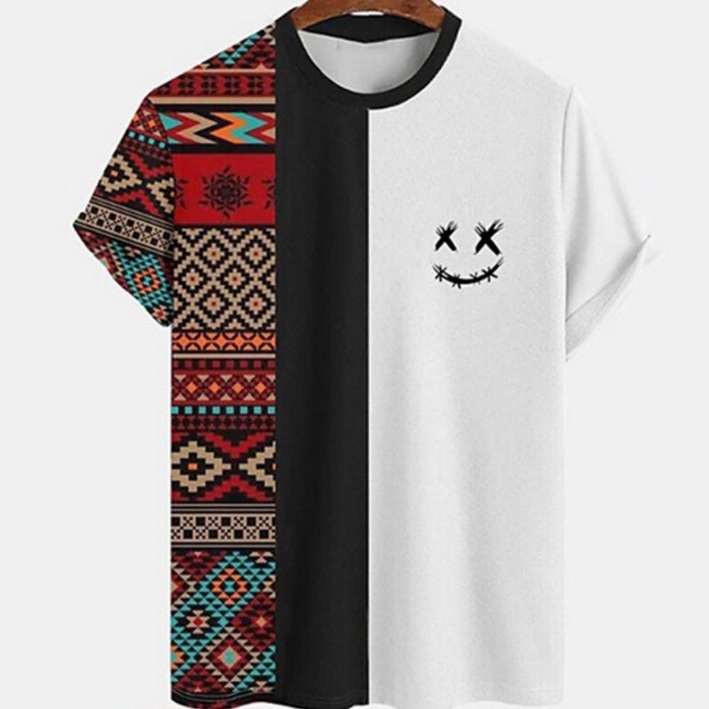 Fashion Vintage Totem Graphic T-Shirts 3D Print Summer Men's Woman Short Sleeve T Shirt Oversized Harajuku Top Tees Men Clothing