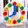 Montessori Educational Clock: Early Learning Math and Number Recognition Toy for Children