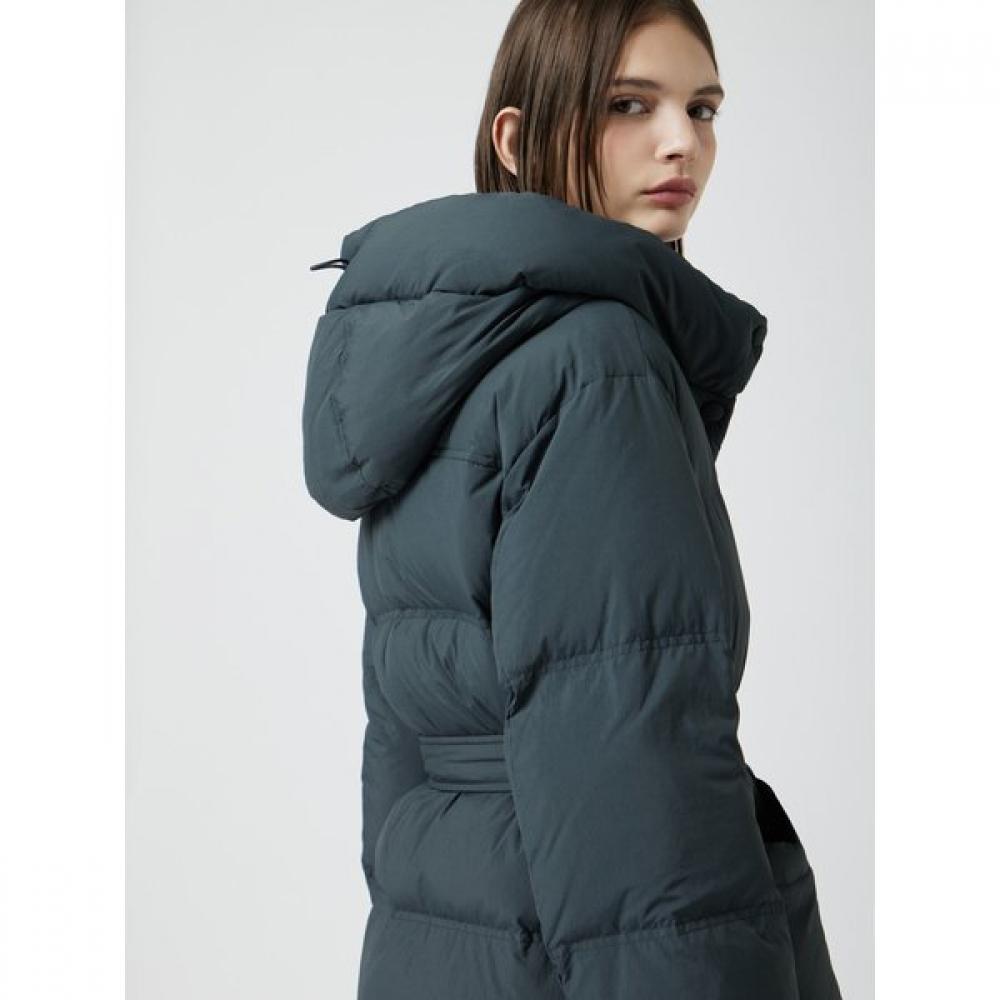 Cc Collect Hooded Belted Half Down C254psg805