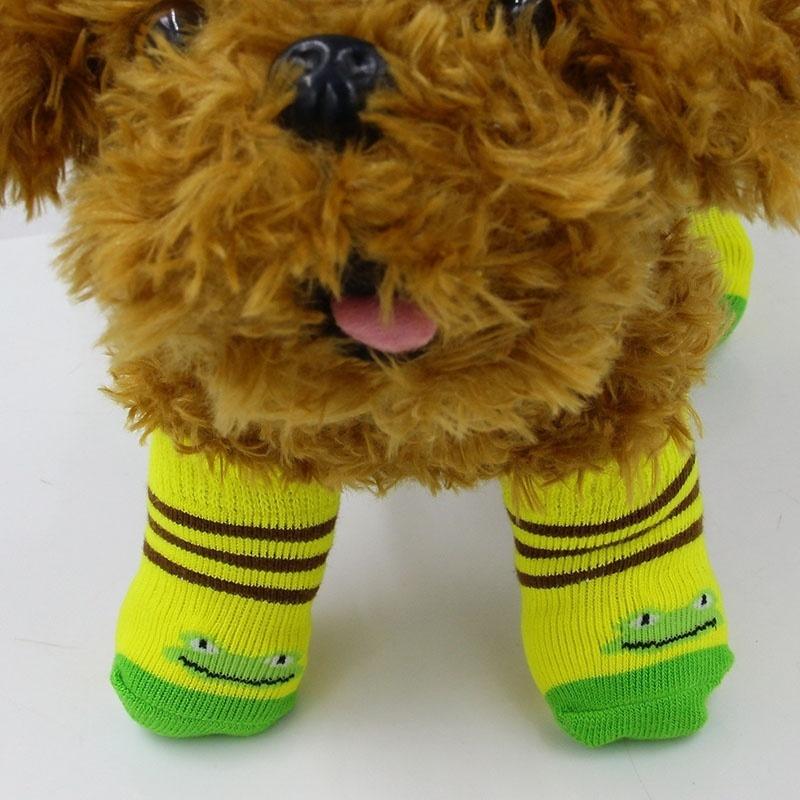 1 Pair Cotton Winter Warm Socks Anti-slip  Nice Knit For Pet Dogs