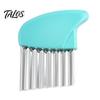 Kitchen Gadget for Vegetables Stainless Steel Potato Cutter, Wavy Blade French Fry Slicer, Manual Durable Food Slicer Tool Energy Saving Chopper