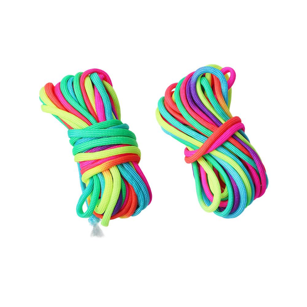 Climbing Rainbow Colors Cord Rope Rainbow Paracord Rope Parachute Lanyard DIY Survival Bracelet