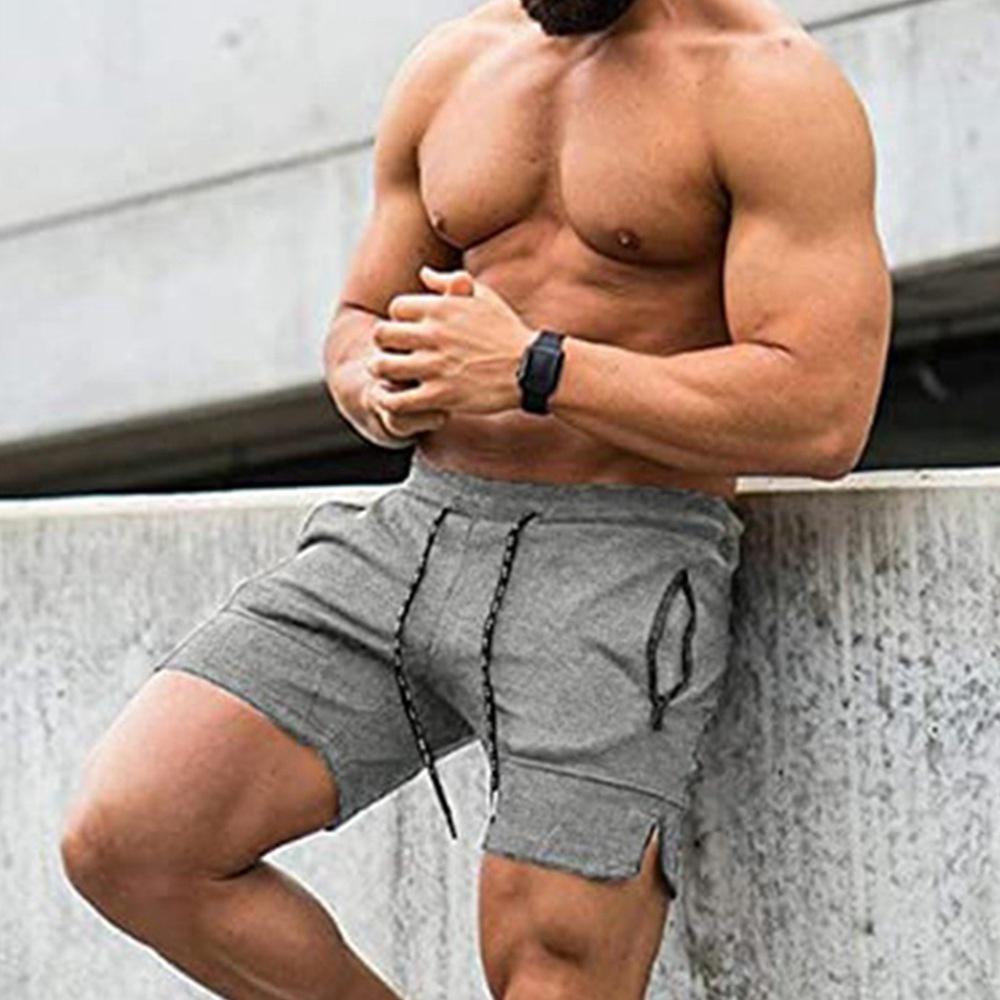 Sommer Herren Mode Sport Casual Outdoor Einfarbig Kordelzug Freiheit Sport Shorts Laufen Fitness Running Training Gym Workout Shorts