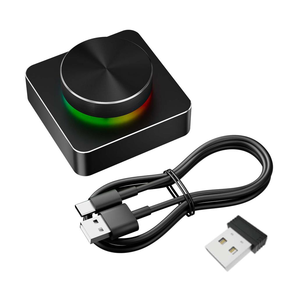 USB Volume Control Multimedia Controller Knob Adjuster Rotary Control Knob Computer Speaker Control For Win7/8/10/XP/Mac