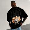 New Dragon Ball Anime Goku Roundneck Shortsleeved 2026 Summer American Mens Loose and Breathable Sports Cotton Tshirt