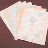 14Sheets Flower Craft Paper Pads Cutting Dies Art Background Origami Scrapbooking Card Making